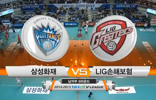 [2014-15 V리그] 03월 08일 (vs 삼성화재)