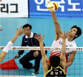 LIG손해보험, 신협상무에 3-0으로 승