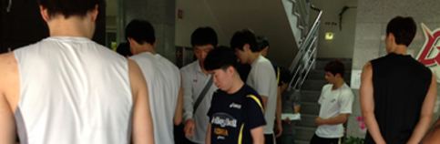 2012-2013시즌 새 유니폼을 위한 신체사이즈 확인던 날!