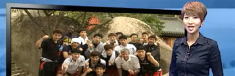 LIG 그레이터스 배구단 전지훈련 모습(LBS 뉴스)