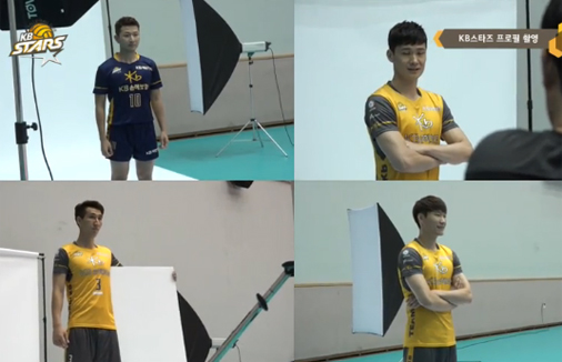 ''수익금 기부'' KB스타즈 배구단, 16-17시즌 프로필 촬영 실시