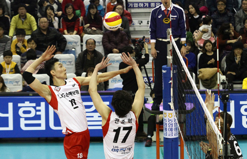 9일 홈경기장을 찾는 LIG팬들을 위한 배구체험 이벤트!