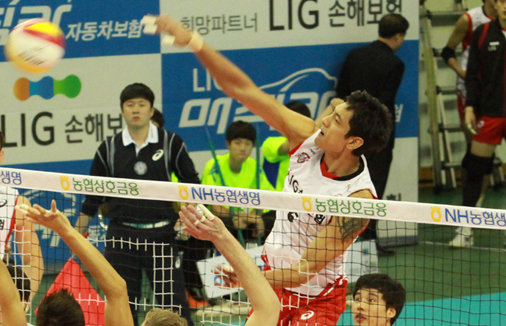 김요한선수 공격득점 2,500점 돌파